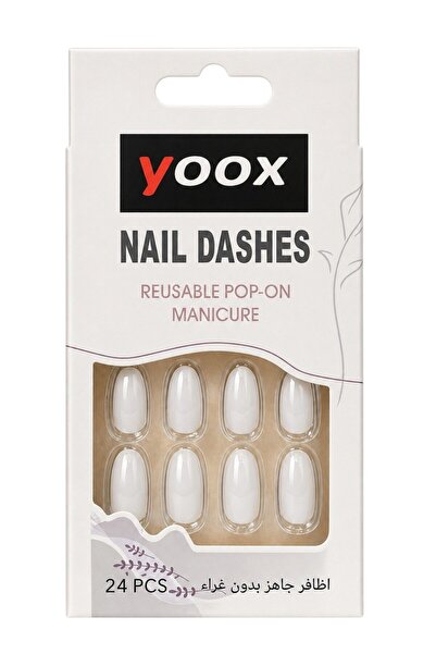YOOX COSMETICS 24-Piece Ready-Made Nail Set + Cleaning Brush + Mini Nail File...