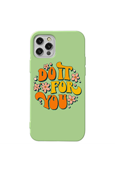 Other Apple iPhone 12 Pro Max Do it For You Light Green Colored Silicone TPU ...