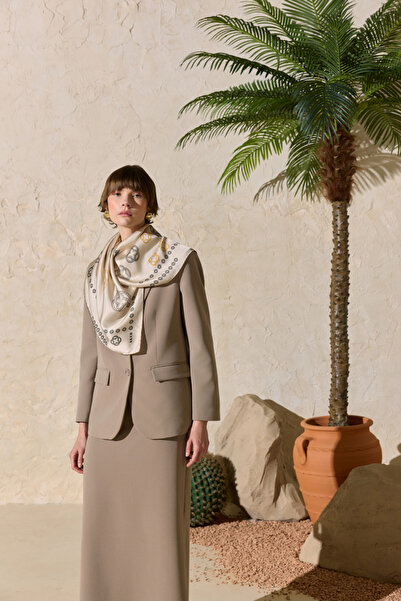 Aker Bej Klasik Blazer Ceket
