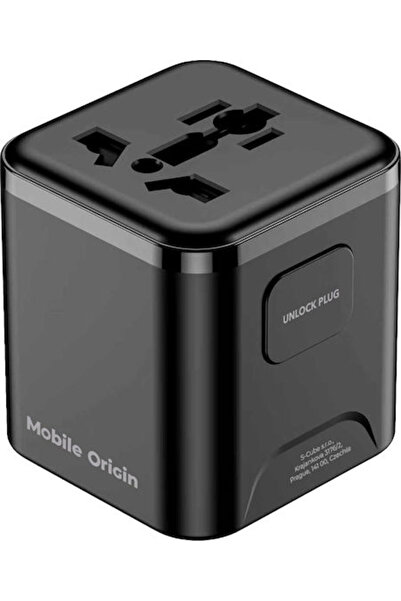 Mobile Origin Κωδικός Προσαρμογέα Παγκόσμιου Αντάπτορα Πρίζας: MO-UTRA-PW30-BLK