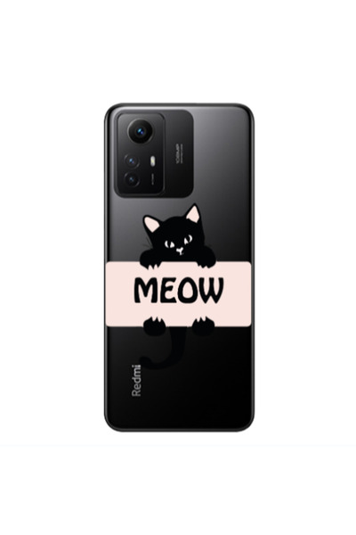 Other Xiaomi Redmi Note 12s Meow Transparent Silicone TPU Θήκη