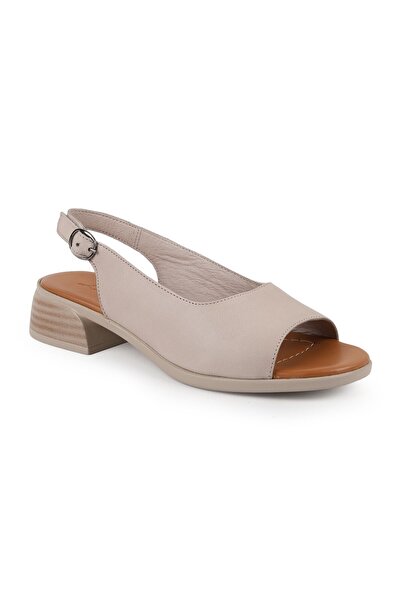 Libero Women's Classic Heeled Shoes Open Toe Sling-Back Short Heeled Antique ...