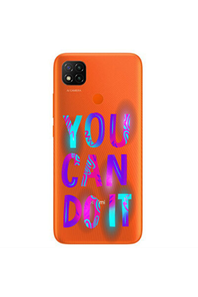 Other Xiaomi Redmi 9c You Can Doit Transparent Silicone TPU Θήκη