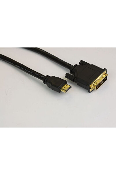 VCOM Καλώδιο DVI-D αρσενικό σε HDMI αρσενικό, 5μ, Μαύρο