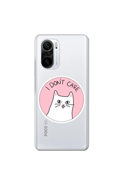 Other Xiaomi Poco F3 I dont Care Transparent Silicone TPU Θήκη