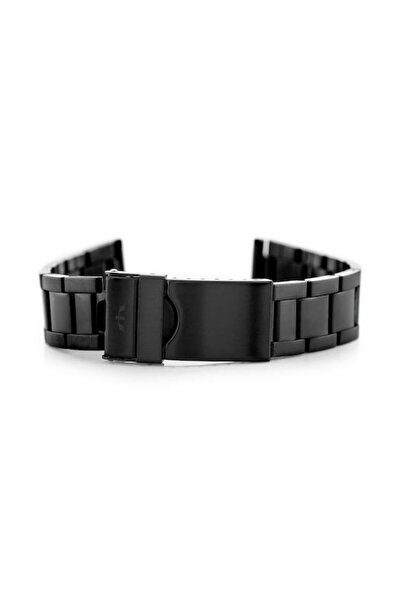 BİSSET Μεταλλικό Βραχιόλι Μαύρο 18mm