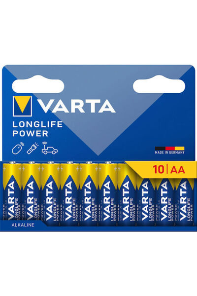 Varta Μπαταρίες Αλκαλικές Longlife Power AA 1.5V 10 τεμάχια Κωδικός: 04906121761