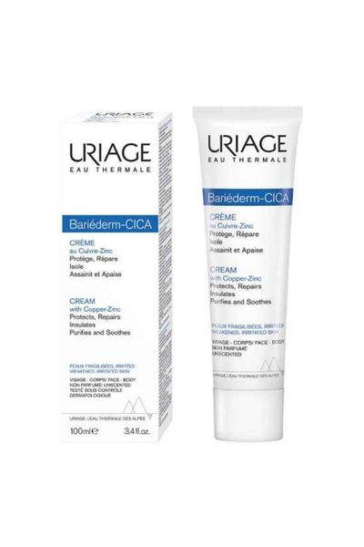 Uriage Bariederm-Cica Αναπλαστική Κρέμα με Cu-Zn 100ML