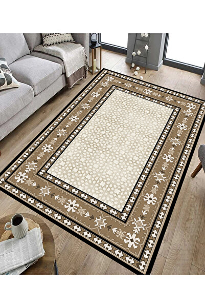GNL HOME Etnik Vizon Desenli Dijital Baskı Salon,Koridor,Mutfak,Balkon,Ofis H...