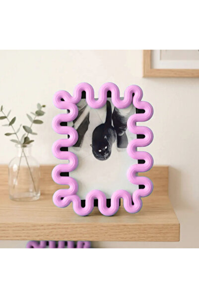 YS Print Modern Dalgalı Fotoğraf Çerçevesi