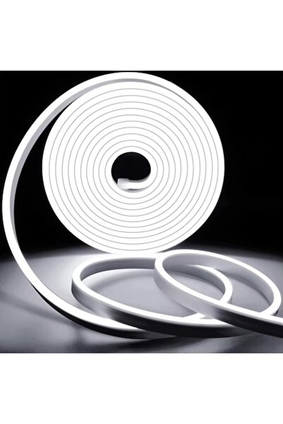 OEM Bandă LED Neon, lumină alb rece, 10 m, 120 LED/m, IP65, flexibilă, tăiabi...