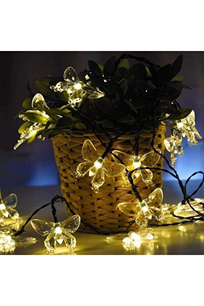 Tradesor Ηλιακή γιρλάντα φωτισμού LED - Πεταλούδα - 5m+1m - 20D - 152837 - Wa...
