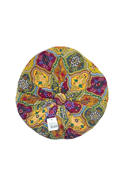 Tradesor Μαξιλάρι καρέκλας Πουφ - Boho - 40cm - 720185 - Yellow/Green