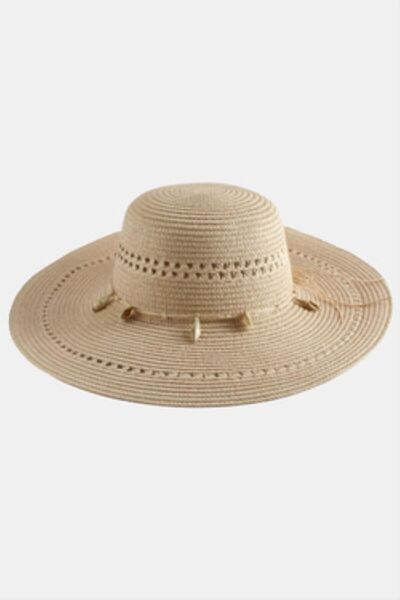AKSESUARIM Seashell Straw Hat