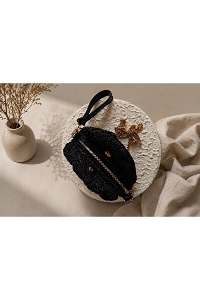 Swaggo collections Women's Straw Model Mini Hand and Shoulder Bag