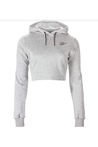 Gorilla Wear Φούτερ με κουκούλα ανοιχτό γκρι S