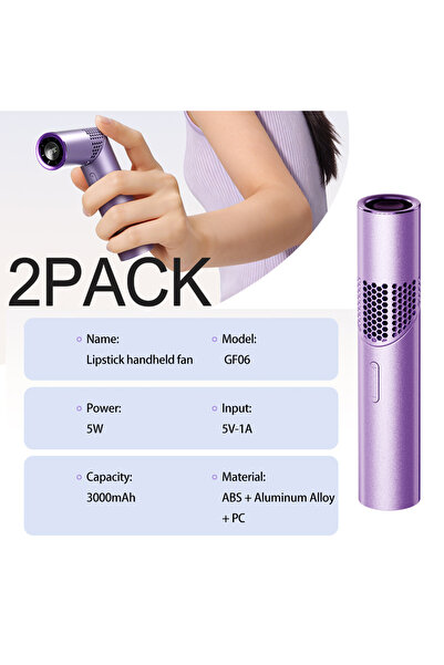 Choice4 مروحة صغيرة محمولة قابلة للطي TS82-GF06-PK-2pack، مروحة صغيرة عالية ا...