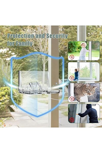 Arabest Sliding Door Lock, Upgraded 2 Pack Sliding Glass Window Door Security...