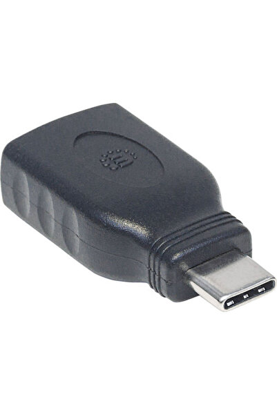 MANHATTAN Convertor USB-A mamă la USB-C tată 1 buc. 354646