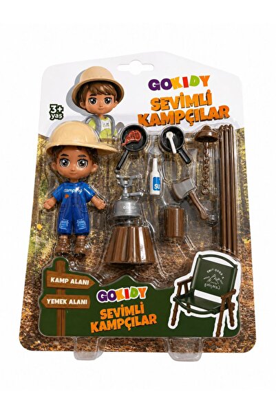 Gokidy Sevimli Kampçılar Oyuncak Seti Kampçı