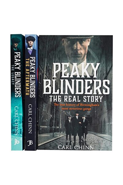 Bonnier Peaky Blinders 3 Books Collection Set, Carl Chinn