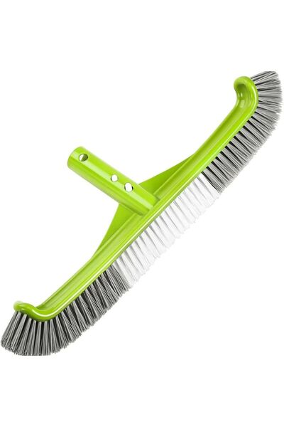 Choice green Pool Brush,17.5" Curved Edge Pool Brushes Head for Cleans Pool S...