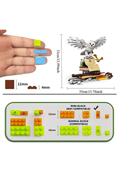 Choice Microparticles 76391 bagged Owl Building Block Model 76391 MiNi Buildi...