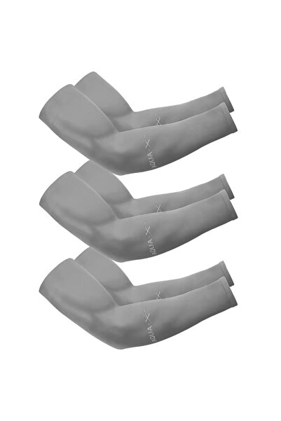 Choice1 Gray 3Pairs Unisex Fashion Sun Ice Silk Arm Sleeves for Summer Sun Pr...
