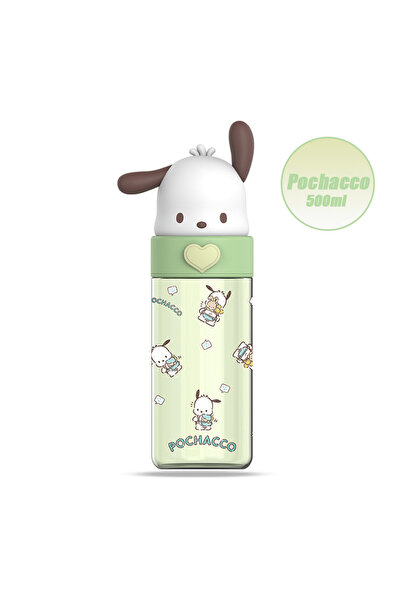 Choice5 Joytop Pochacco 500ml Kawaii Sanrio Dolls Transparent Cup Cartoon Hel...