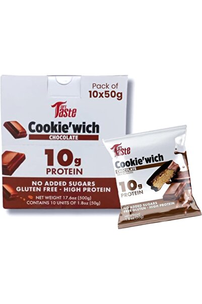 MRS TASTE Cookie'wich with 10g protein, On the Go Protein Cookie with No Adde...