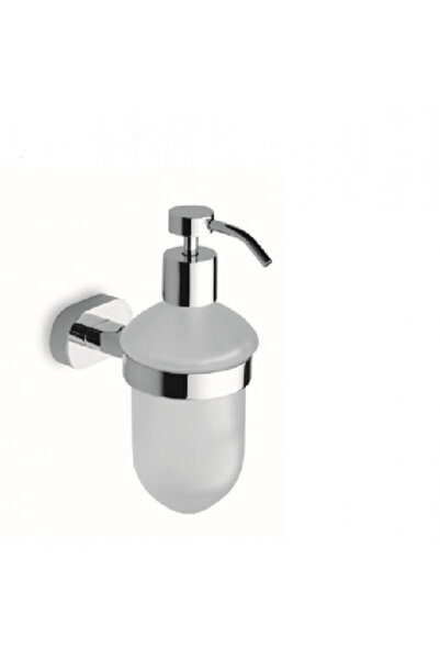 Karag New Oval 75079 Δοχείο Υγρού Σαπουνιού Χρωμέ Γυαλί, Μπρούτζος