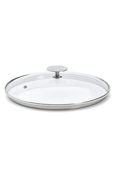 De Buyer Capac de gatit Alchimy, 32cm, sticla si otel inoxidabil, cu maner el...