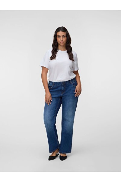 Veromoda Curve Jeans VMCASTA Mid Rise Ausgestellt Jeans
