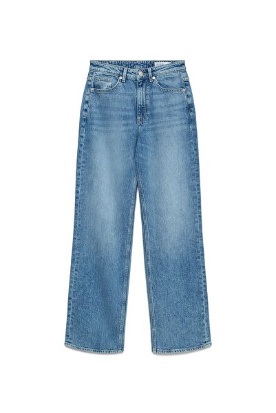 Vero Moda Weit geschnitten VMTESSA Hohe Taille Weiter Beinschnitt Jeans