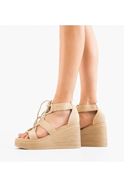 BENOTTİ Platforme dama Esmee Bej