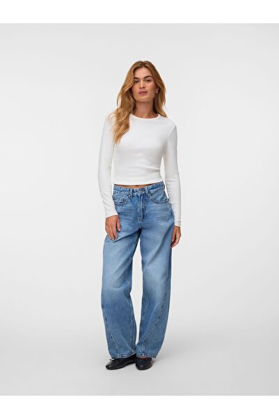 Vero Moda Jeans VMZOE Mid Rise Barrel Fit Jeans