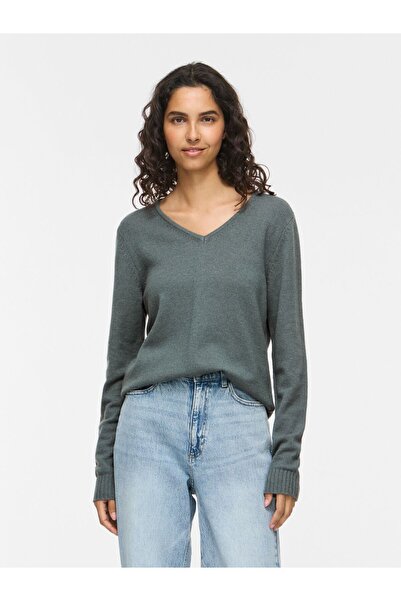 VILA Strickpullover VIRIL V-Ausschnitt