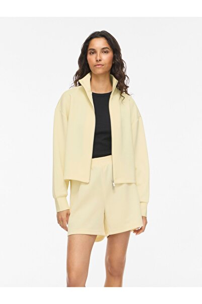 VILA Strickjacke VILOANA Zip-up