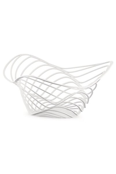Alessi Φρουτιέρα Τριάδα ACO04/12 W Δ26x12εκ. Μεταλλικό Λευκό