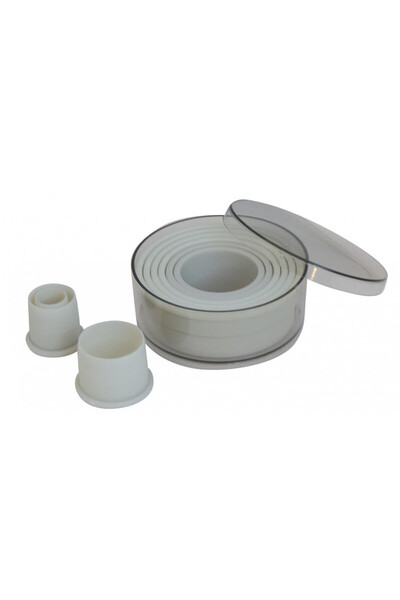 De Buyer Set 9 cuttere prajituri, plastic, 2-10 cm -