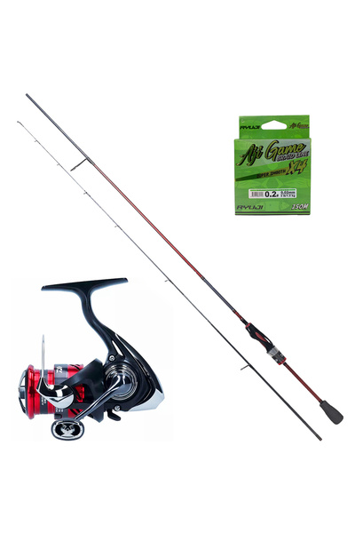 daiwa Gekkabijin 191cm 0.5-5gr - Ninja 1000 LRF Olta Seti