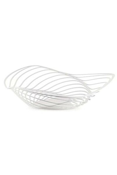 Alessi Μπολ Φρούτων Τριάδα ACO01 W Φ43x10εκ. Μεταλλικό Λευκό