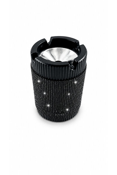 EFEAKS Premium Crystal Stone Ashtray |   Metal Cover & Metal Inner Chamber | ...