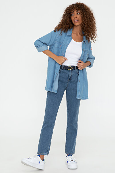 U.S. Polo Assn. Women's Blue Jean Trousers 50241846-Dn0022