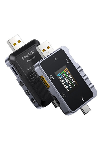 FNIRSI USB tester φόρτισης FNAC-28, USB & USB-C