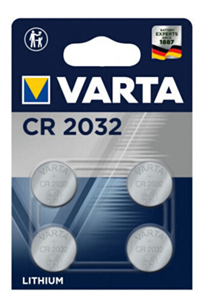 Varta Μπαταρία ρολογιού λιθίου CR2032 4 τεμάχια