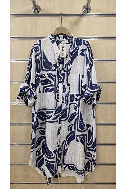 Park Moda Italian Slim Fit Shirt Dress 100% Cotton