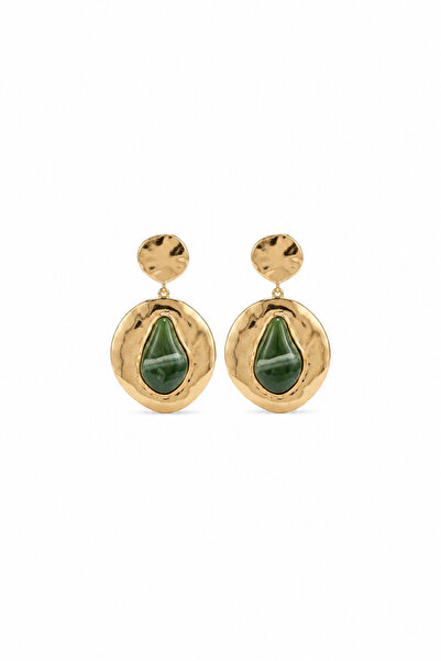 Charmist Steel Verde Earrings Green