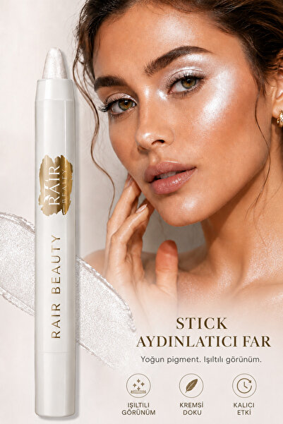 RAİR BEAUTY Stick Aydınlatıcı-Far Yüksek Pigmentli Doğal Işıltılı Kalem Aydın...
