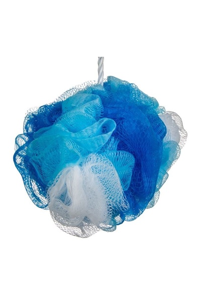 Jumbo Burete de Baie Plasa Albastra Ciel Alba | Burete de baie pentru dus Pla...